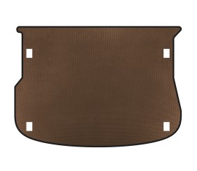 Килимок в багажник (Коричневий) для Range Rover Evoque 2012-2018 рр