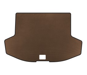 Килимок в багажник (HB, Коричневий) для Mitsubishi Lancer X 2008- рр