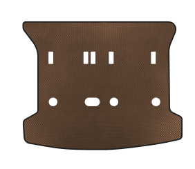Килимок в багажник (SW, Коричневий) для Peugeot 307 2001-2008 рр