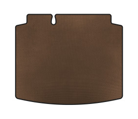 Килимок в багажник (HB, 5-ти дверний, Коричневий) для Seat Leon 2005-2012 рр