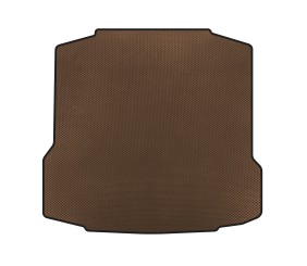 Килимок в багажник (LiftBack, Коричневий) для Skoda Rapid 2012-2019 рр