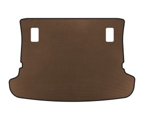 Килимок в багажник (7-ми місний, Коричневий) для Toyota Corolla Verso 2004-2009 рр