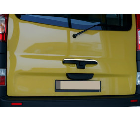 Хром планка на задню ручку (Ляда, нерж) для Opel Vivaro 2001-2015 рр