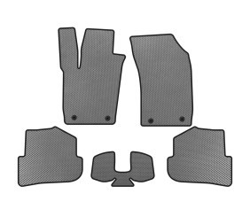 Килимки EVA (HB, 3-х дверний, Сірий) для Ауди A1 2010-2018 рр