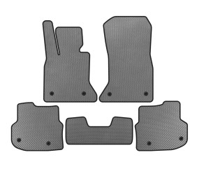 Килимки 2010-2013 (EVA, сірі) для BMW 5 серія F10/F11 рр