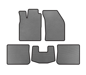 Килимки EVA (SD, Сірий) для Chery Elara/Alia/Fora/A5 2006- рр