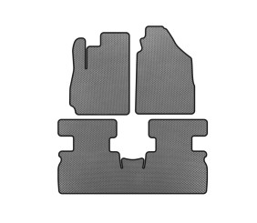 Килимки EVA (2 ряди, Сірий) для Jetour X70 2018- рр