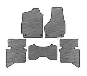 Килимки EVA (2009-2026, 5-ти місний/Чотиримісна кабіна,Сірий) для Dodge RAM