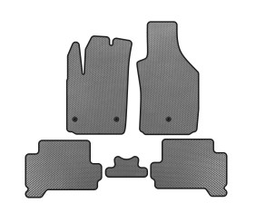 Килимки EVA (HB, Електро, Сірий) для Fiat 500/500L 2013-2022 рр