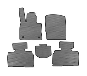 Килимки EVA (2 ряди, 7-ми місний, Сірий) для Ford Explorer 2019- рр