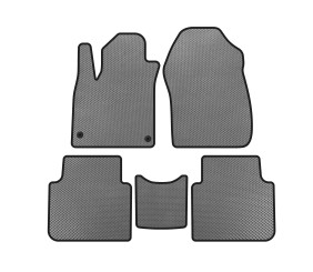 Килимки EVA (7-ми місний, Сірий) для Honda CRV 2017-2022 рр