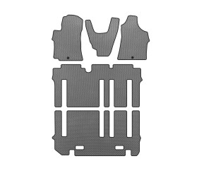 Килимки EVA (повний салон, Сірий) для Hyundai H300, H1, Starex 2008-2020 рр
