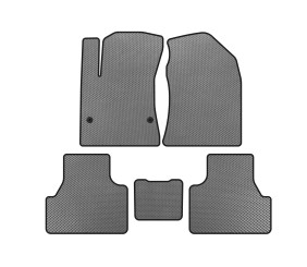Килимки EVA V2 (Електро, Сірий) для Hyundai Kona 2017-2023 рр