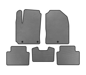 Килимки EVA (Бензин, Сірий) для Hyundai Kona 2017-2023 рр