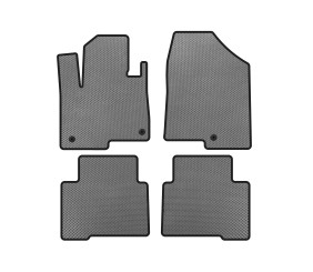 Килимки EVA (2 ряди, для Grand, Сірий) для Hyundai Santa Fe 4 2018-2023 рр