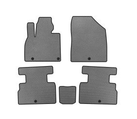 Килимки EVA (2 ряди, 7-ми місний, Сірий) для Kia Stonic 2017- рр