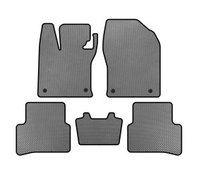 Килимки EVA (Гібрид, Сірий) для Lexus UX 2018- рр
