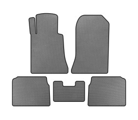 Килимки EVA (SD, Сірий) для Mercedes E-сlass W124 1984-1997 рр