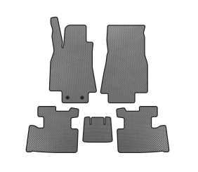 Килимки EVA (2004-2008, HB, 5-ти дверний, Сірий) для Mercedes A-сlass W169 рр