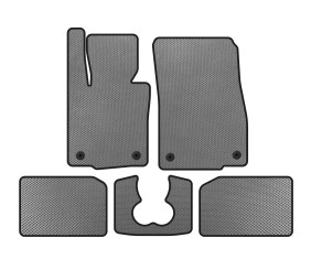 Килимки EVA (для S F55, 5-ти дверний, Сірий) для Mini Cooper F55/56/57 2014-2023 рр