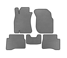 Килимки EVA (SD, Сірий) для Nissan Almera N16 2000-2006 рр