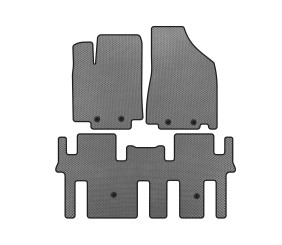 Килимки EVA (2 ряди, Сірий) для Nissan Pathfinder R52 2012-2021 рр