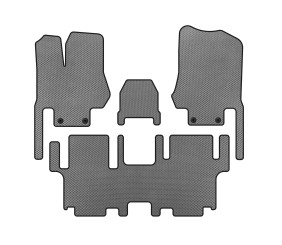 Килимки EVA (2 ряди, 7-ми місний, Сірий) для Nissan Quest 2011-2017 рр