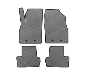 Килимки EVA (LB, Гібрид, Сірий) для Opel Ampera 2011-2016 рр