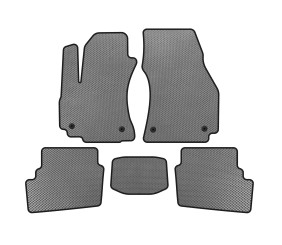 Килимки EVA (2 ряди, 2003-2005, 7-ми місний, Сірий) для Opel Zafira A рр