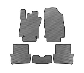Килимки EVA (2012-2016, HB, 5-ти дверний, Сірий) для Renault Clio IV рр