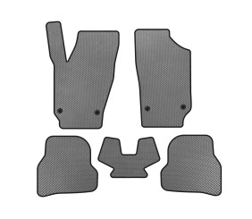 Килимки EVA (2010-2012, HB, 5-ти дверний, Сірий) для Seat Ibiza рр