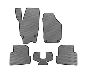 Килимки EVA (2010-2014, SW, Сірий) для Skoda Fabia рр
