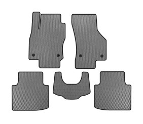 Килимки EVA (З лапою, Сірий) для Skoda Superb 2015-2024 рр
