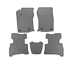 Килимки EVA (2 ряди, 2014-2024, 7-ми місний, Сірий) для Toyota 4Runner рр