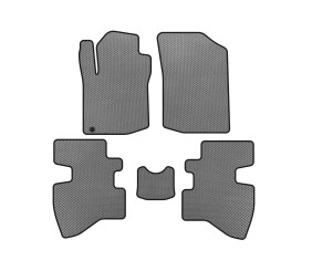 Килимки EVA (2007-2009, HB, 3-х дверний, Сірий) для Toyota Aygo рр