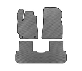 Килимки EVA (2 ряди, Сірий) для Toyota Highlander 2008-2013 рр