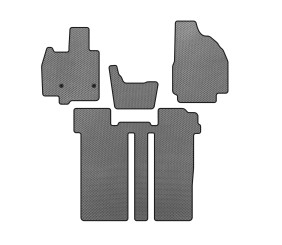 Килимки EVA (2 ряди, 6-ти місний, Сірий) для Toyota Previa 2006-2019 рр