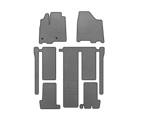 Килимки EVA (3 ряди, Сірий) для Toyota Sienna 2010-2020 рр