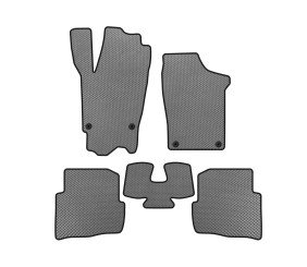 Килимки EVA (HB, 3-х дверний, Сірий) для Volkswagen Fox 2003-2021 рр