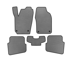 Килимки EVA (HB, 3/5-ти дверний, Сірий) для Volkswagen Polo 2001-2009 рр