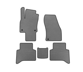 Килимки EVA (5-ти місний, Сірий) для Volkswagen Touran 2015- рр