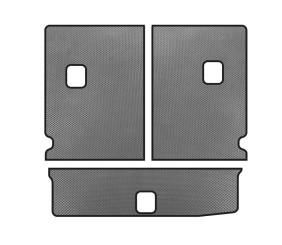 Килимок в багажник V-1 (Сірий) для Chevrolet Orlando 2010-2018 рр