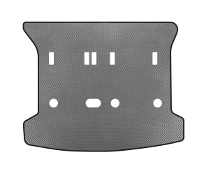 Килимок в багажник (SW, Сірий) для Peugeot 307 2001-2008 рр