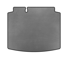 Килимок в багажник (HB, 5-ти дверний, Сірий) для Seat Leon 2005-2012 рр