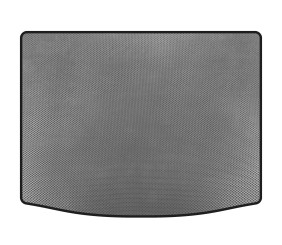 Килимок в багажник (HB, 5-ти дверний, Сірий) для Seat Leon 2013-2020 рр