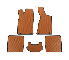 Килимки EVA (1987-1991, SD, Помаранчевий) для Ауди 80/90 рр