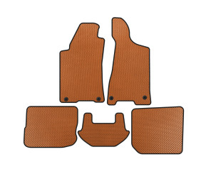 Килимки EVA (1991-1996, SD, Помаранчевий) для Ауди 80/90 рр