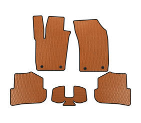 Килимки EVA (HB, 3-х дверний, Помаранчевий) для Ауди A1 2010-2018 рр