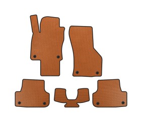 Килимки EVA (для E-tron, Sportback, Помаранчевий) для Ауди A3 2012-2020 рр