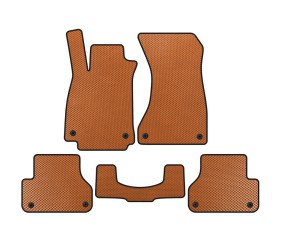 Килимки EVA (SD, Помаранчевий) для Ауди A5 2016-2025 рр